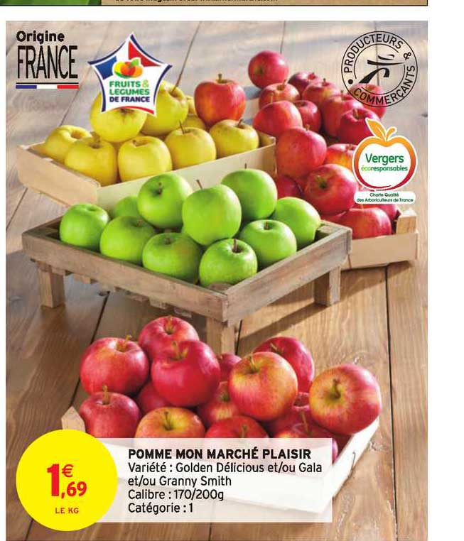 pomme mon marché plaisir