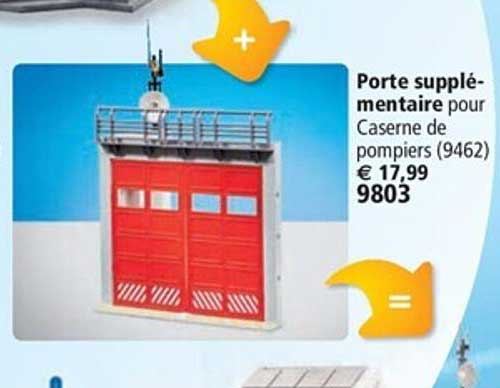 porte supplémentaire pour caserne de pompiers