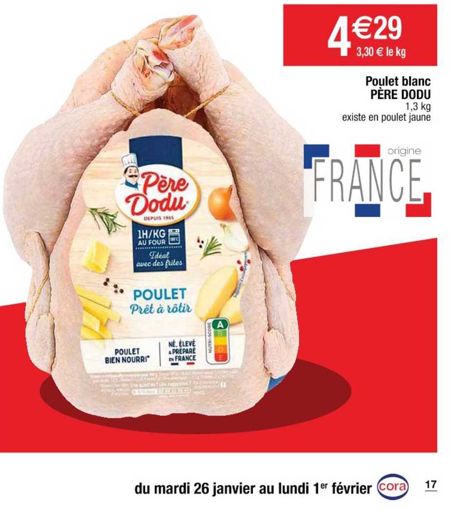 poulet blanc père dodu