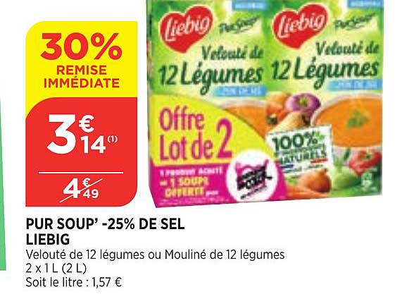 pur soup' -25% de sel liebig
