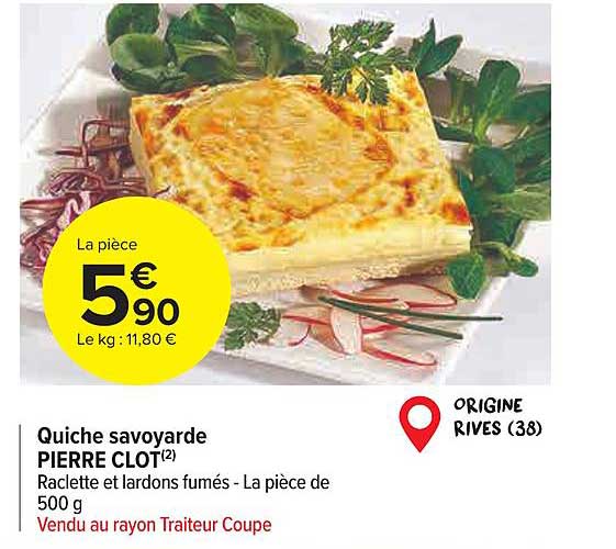 quiche savoyarde pierre clot