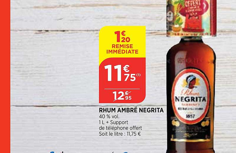 Rhum Ambré Negrita