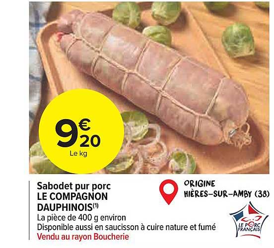 sabodet pur porc le compagnon dauphinois