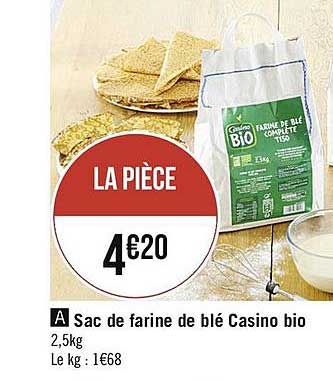 Sac De Farine De Blé Casino Bio