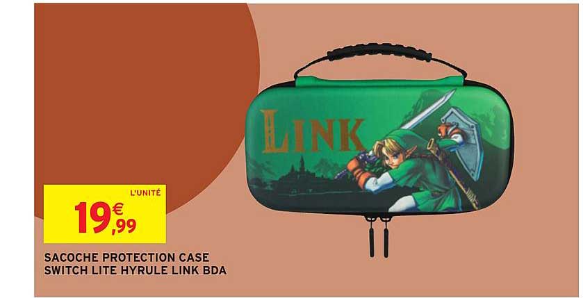 sacoche protection case switch lite hyrule link bda