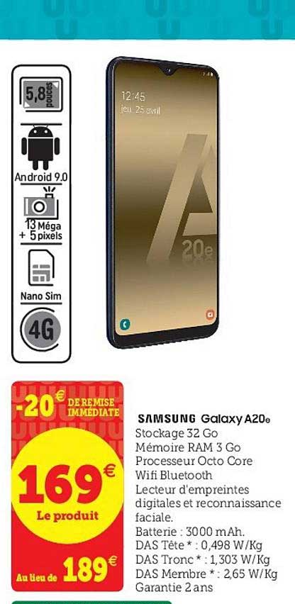 samsung galaxy a20