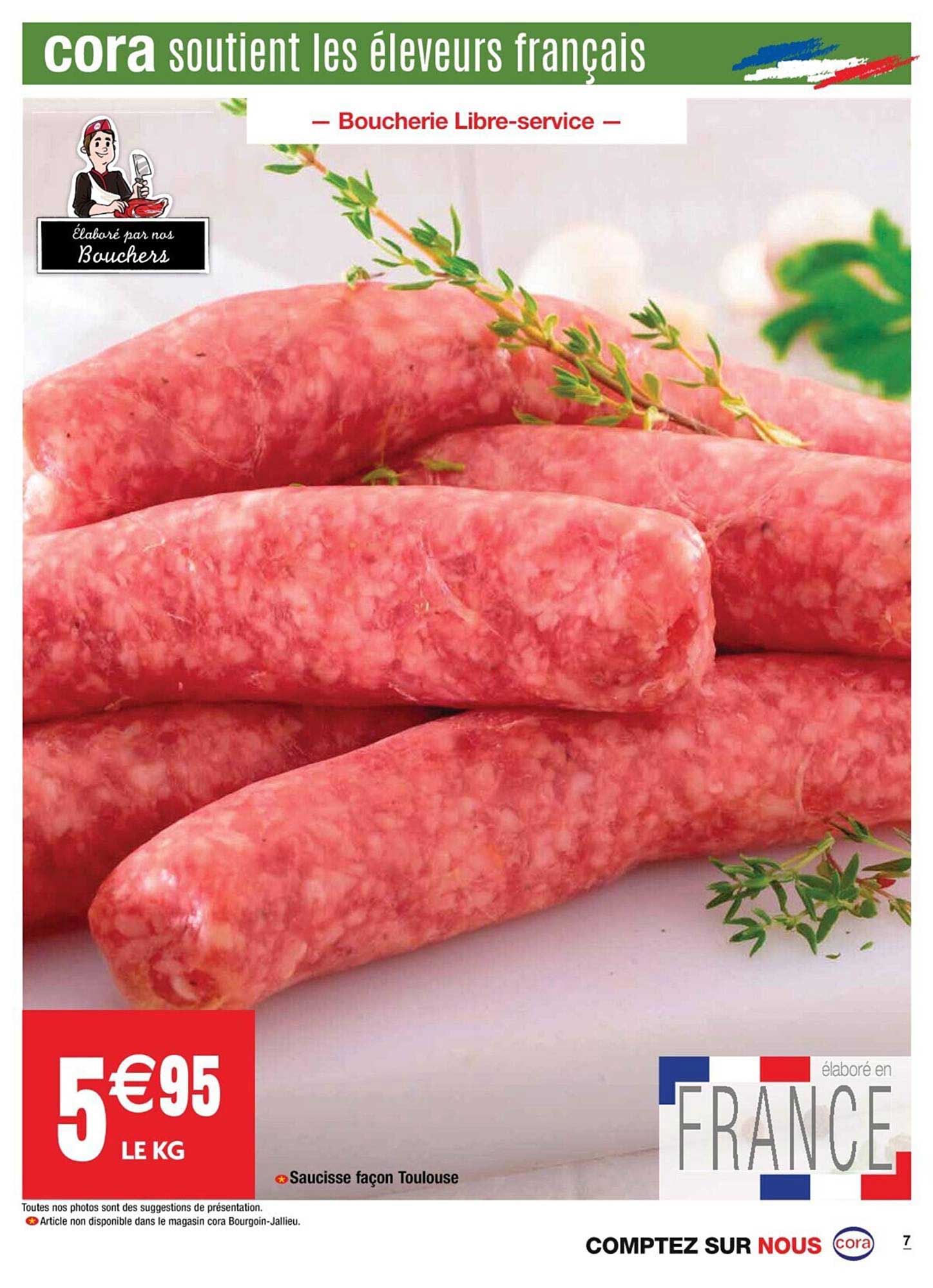 saucisse façon toulouse