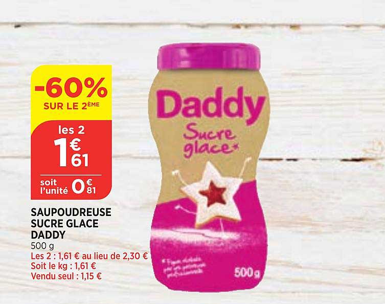 Saupoudreuse Sucre Glace Daddy