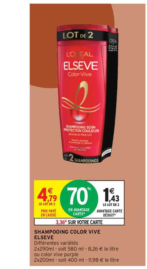 shampooing color vive elseve