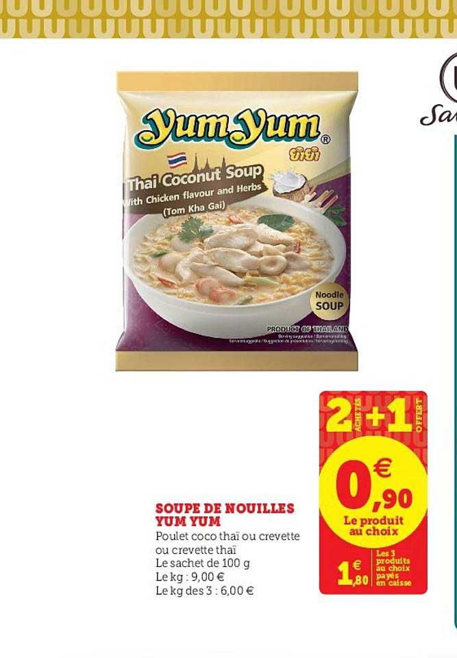 soupe de nouilles yum yum