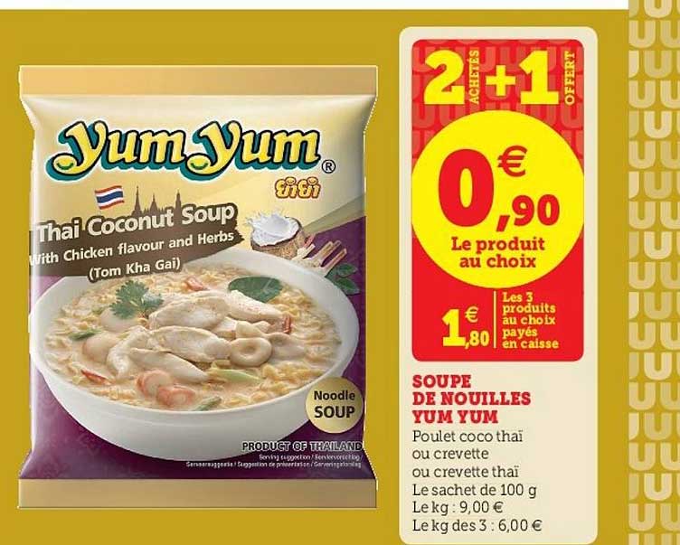 soupe de nouilles yum yum