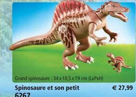 spinosaure et son petit