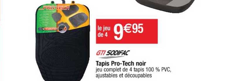 tapis pro-tech noir