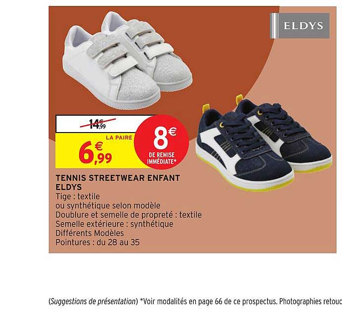 Tennis Streetwear Enfant Eldys