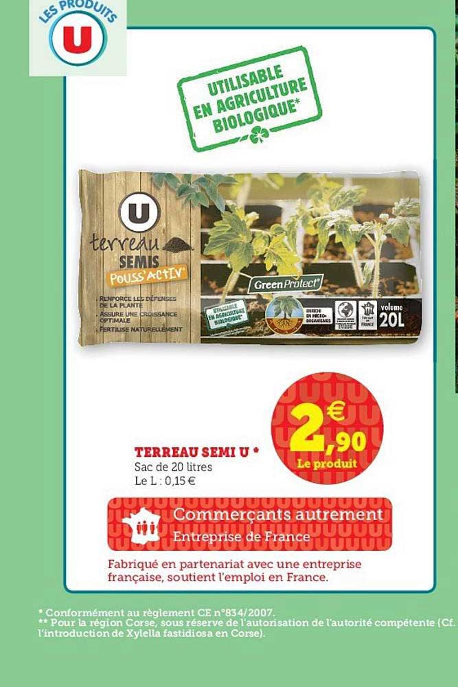 terreau semi u