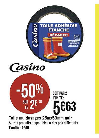 toile multiusages noir -50% sur le 2e