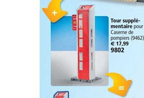 tour supplémentaire pour caserne de pompiers