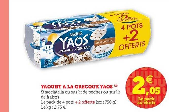 Yaourt à La Grecque Yaos