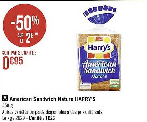 american sandwich nature harry's