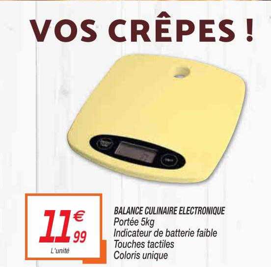 balance culinaire électronique
