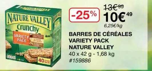 Barres De Céréales Variety Pack Nature Valley