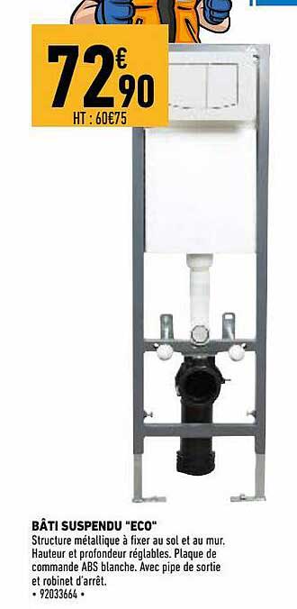 bâti suspendu "eco"