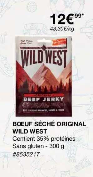 bœuf séché original wild west