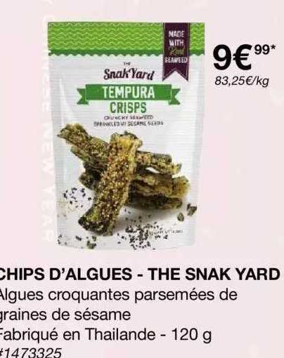 chips d'algues - the snak yard