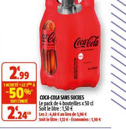 coca-cola sans sucres