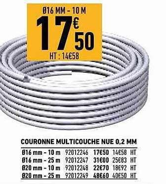 couronne multicouche nue 0,2 mm