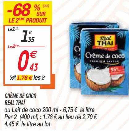 Crème De Coco Real Thaï
