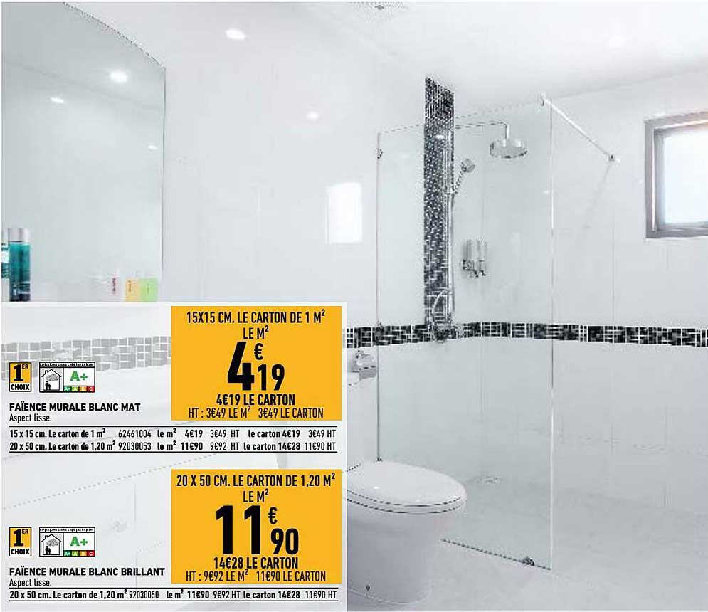 faïence murale blanc mat faïence mural blanc brillant