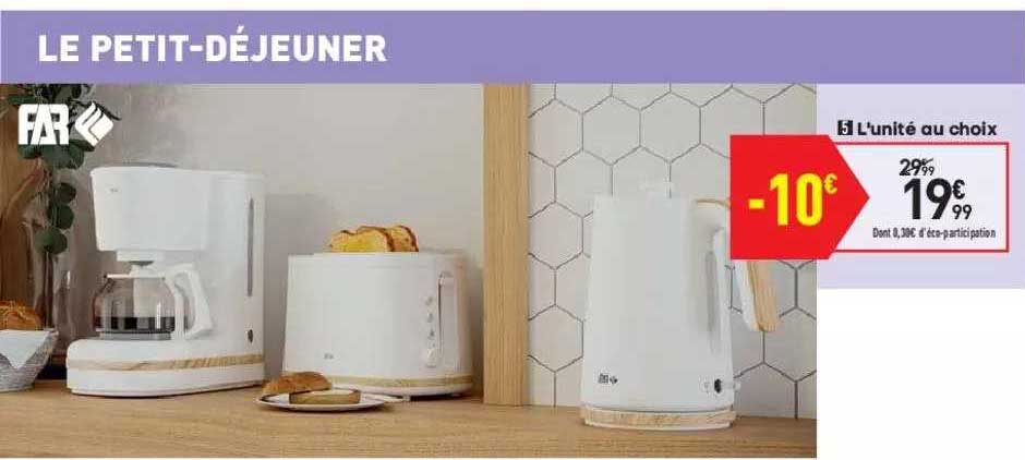 far petit-déjeuner l'unité au choix