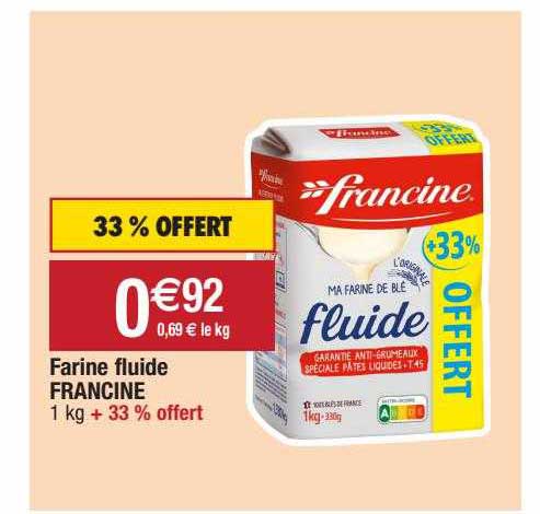 Farine Fluide Francine