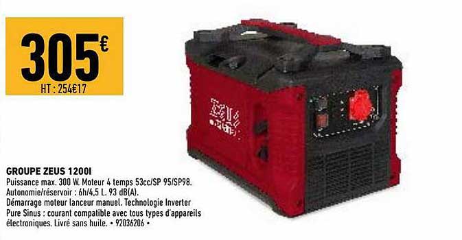 groupe zeus 1200I