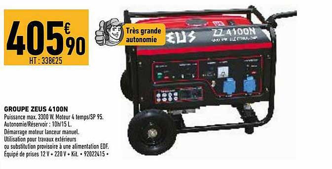 groupe zeus 4100n