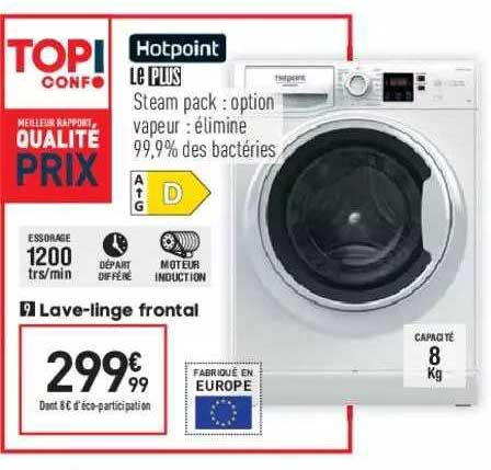 hotpoint lave-linge frontal