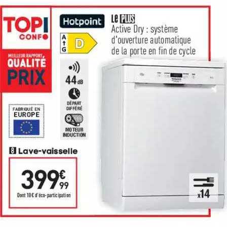 hotpoint lave-vaisselle