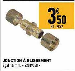 jonction à glissement