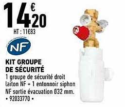 kit groupe de sécurité