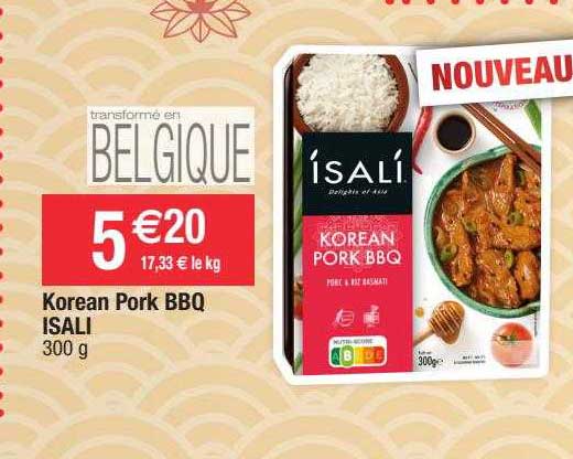 korean pork bbq isali