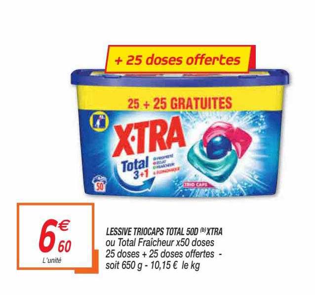 Lessive Triocaps Total 50d Xtra