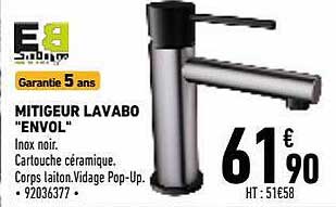 mitigeur lavabo "envol"