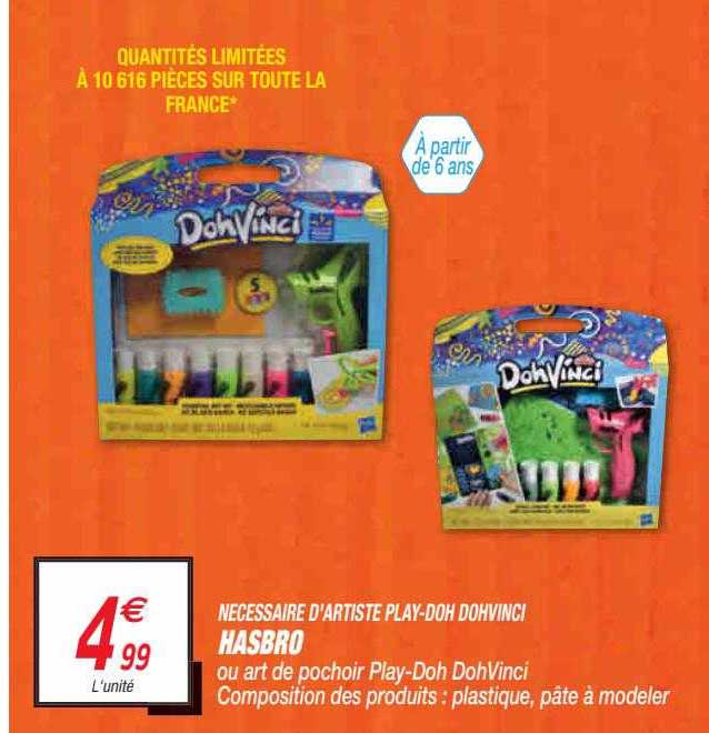 necessaire d'artiste play-doh dohvinci hasbro