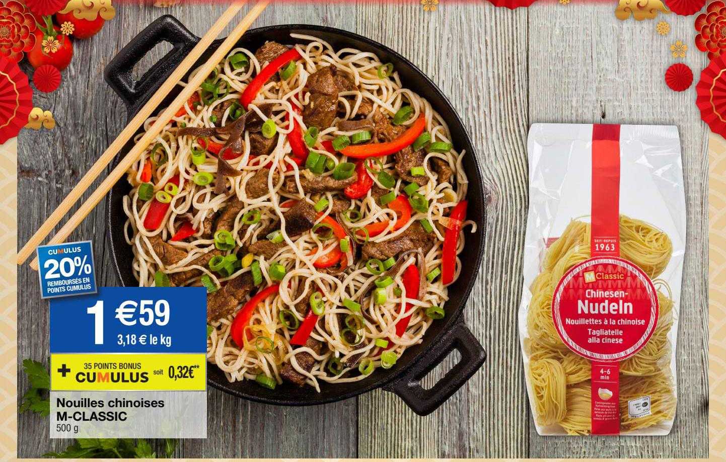 Nouilles Chinoises M-classic