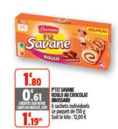 p'tit savane roulo au chocolat brossard