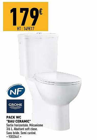 pack wc "bau ceramic" grohe