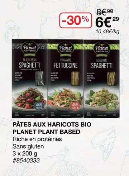 Pâtes Aux Haricots Bio Planet Plant Based