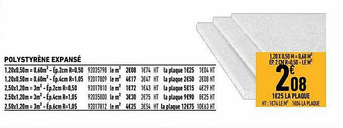polystyrène expansé
