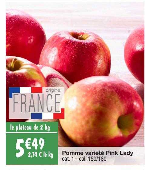 pomme variété pink lady